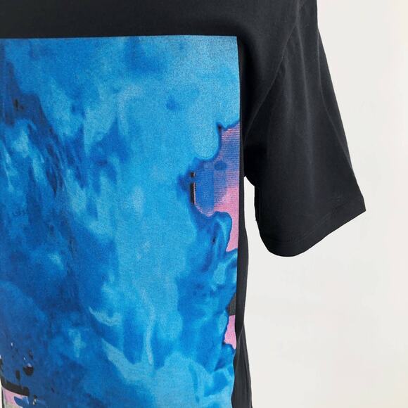 Proenza Schouler Graphic Abstract Tie Dye T Shirt Sz S NWT $345 - Picture 9 of 10